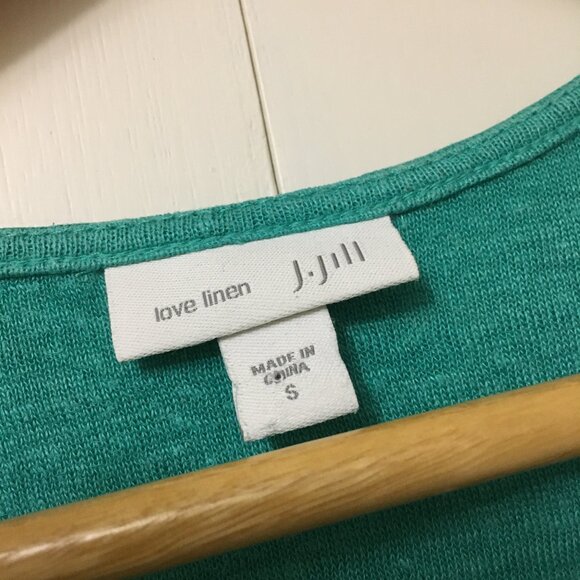 Love Linen 100% Linen Teal A-line Tank Top - Picture 10 of 15